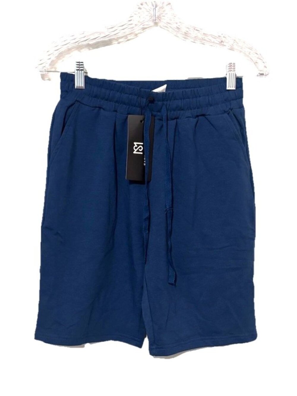 sarin mathews Womens Lounge Drawstring Navy Blue Workout Shorts small - Picture 6 of 8